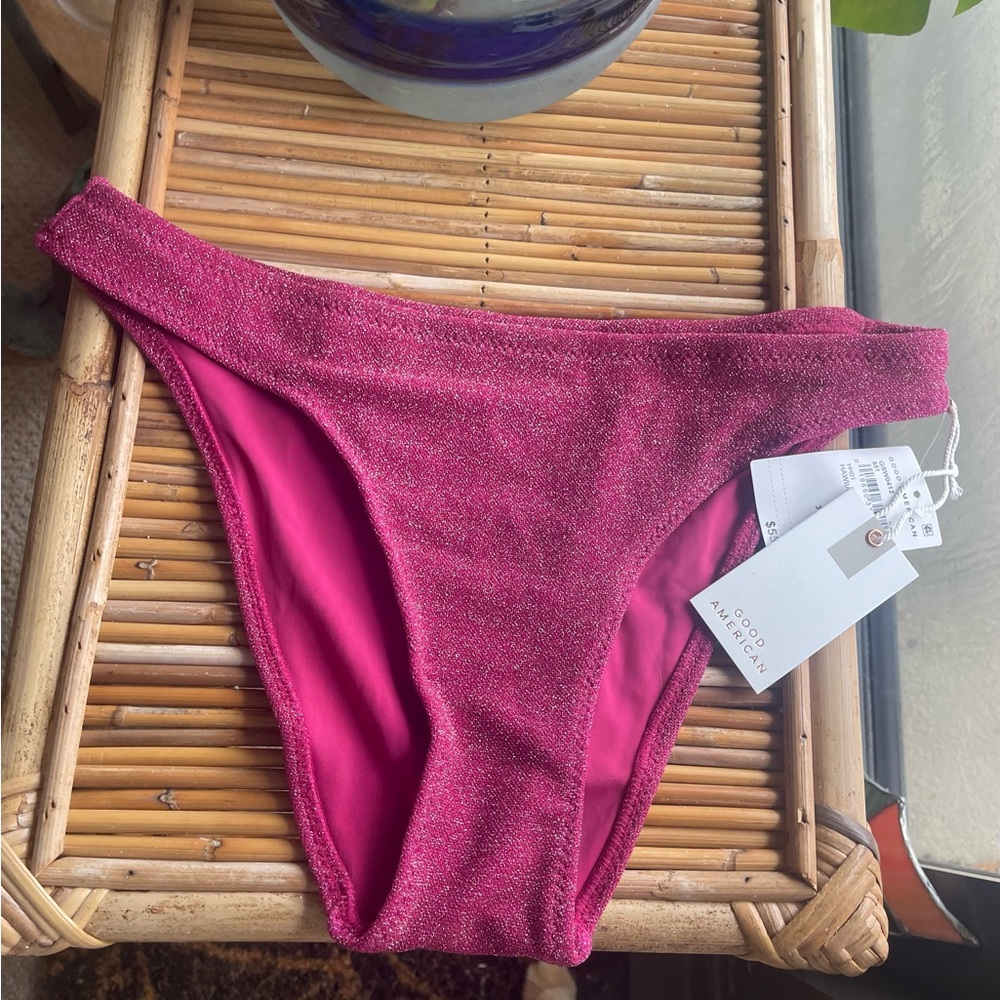 Good American Hawaiian Pink Swim Bottoms